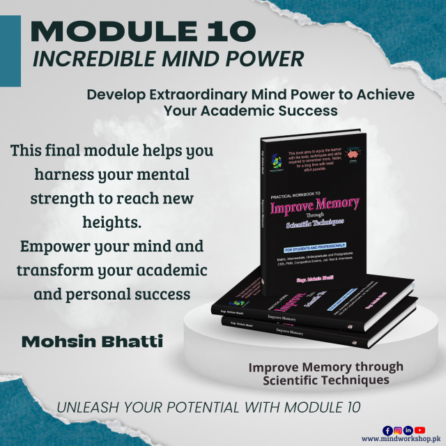 10 IMPROVE MEMORY BY MIND WORKSHOP MOHSIN BHATTI