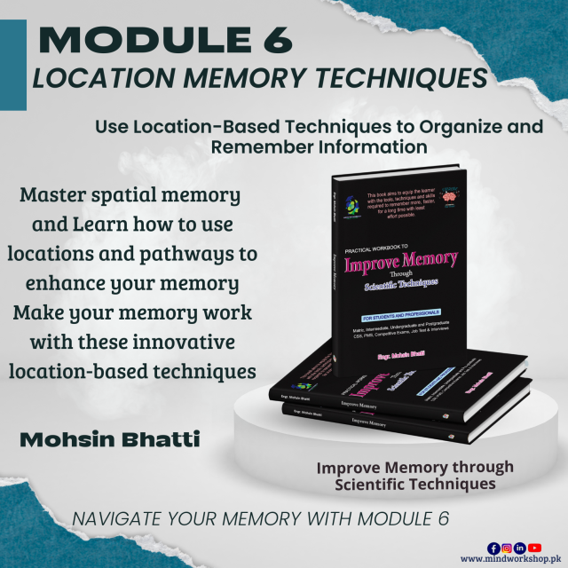 6 IMPROVE MEMORY BY MIND WORKSHOP MOHSIN BHATTI