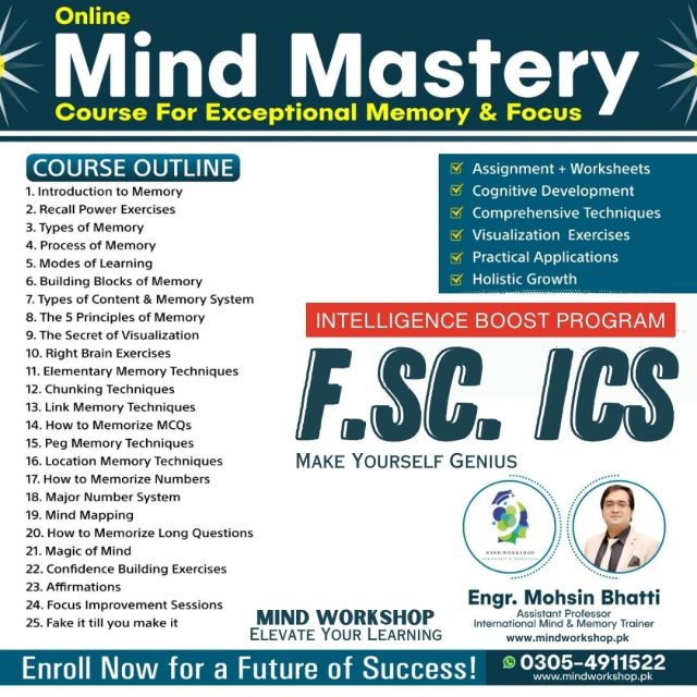 Mind Mastery Mind Workshop Mohsin Bhatti