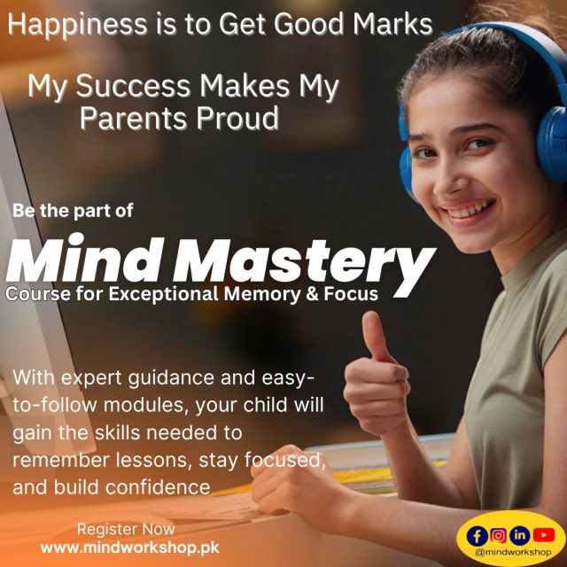 Mind Mastery Mind Workshop Mohsin Bhatti Memory is a skill that can be improved Mind Workshop with Mohsin Bhatti Mind Mastery: Course for Exceptional Memory